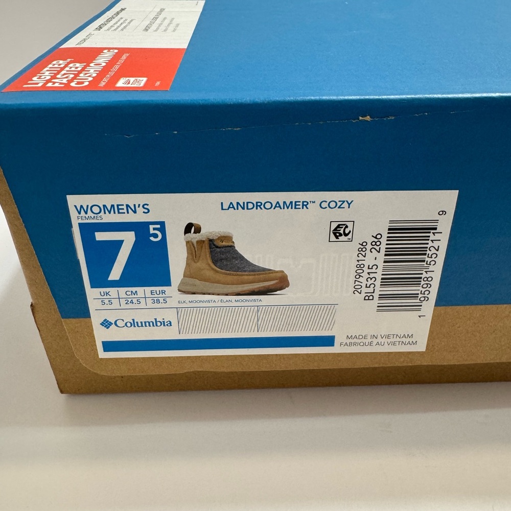 Columbia Women's Landroamer Cozy Boots - Blue and Tan